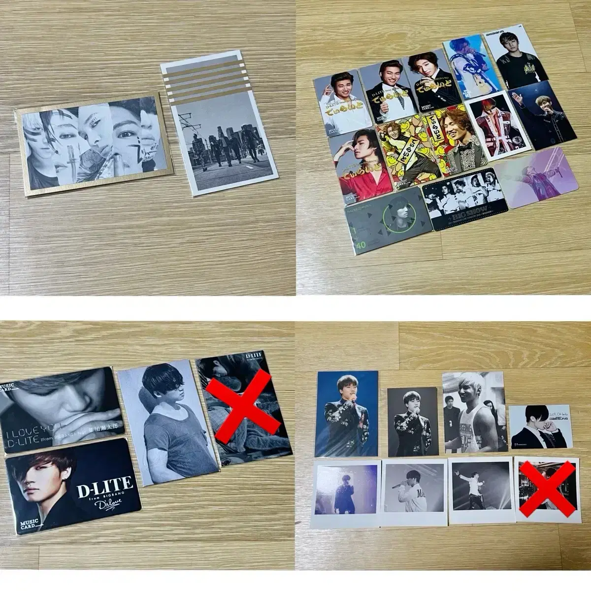 Big Bang Group, Daesung taeyang Official photocard (add Daesung photocard)