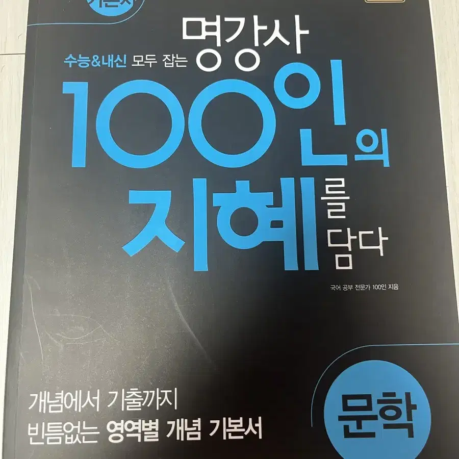 국어 기본서 100인의 지혜 문학 판매