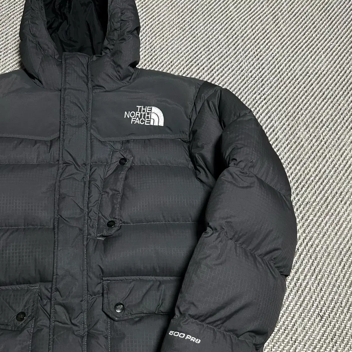 [ XL ] Northface 노스페이스 구스다운 챠콜 패딩 점퍼