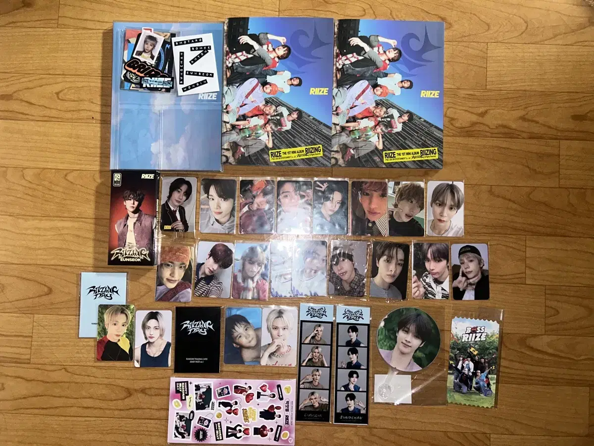 Rize Goods album photocard ld unreleased photocard md fan con Bossrise doll wonbin