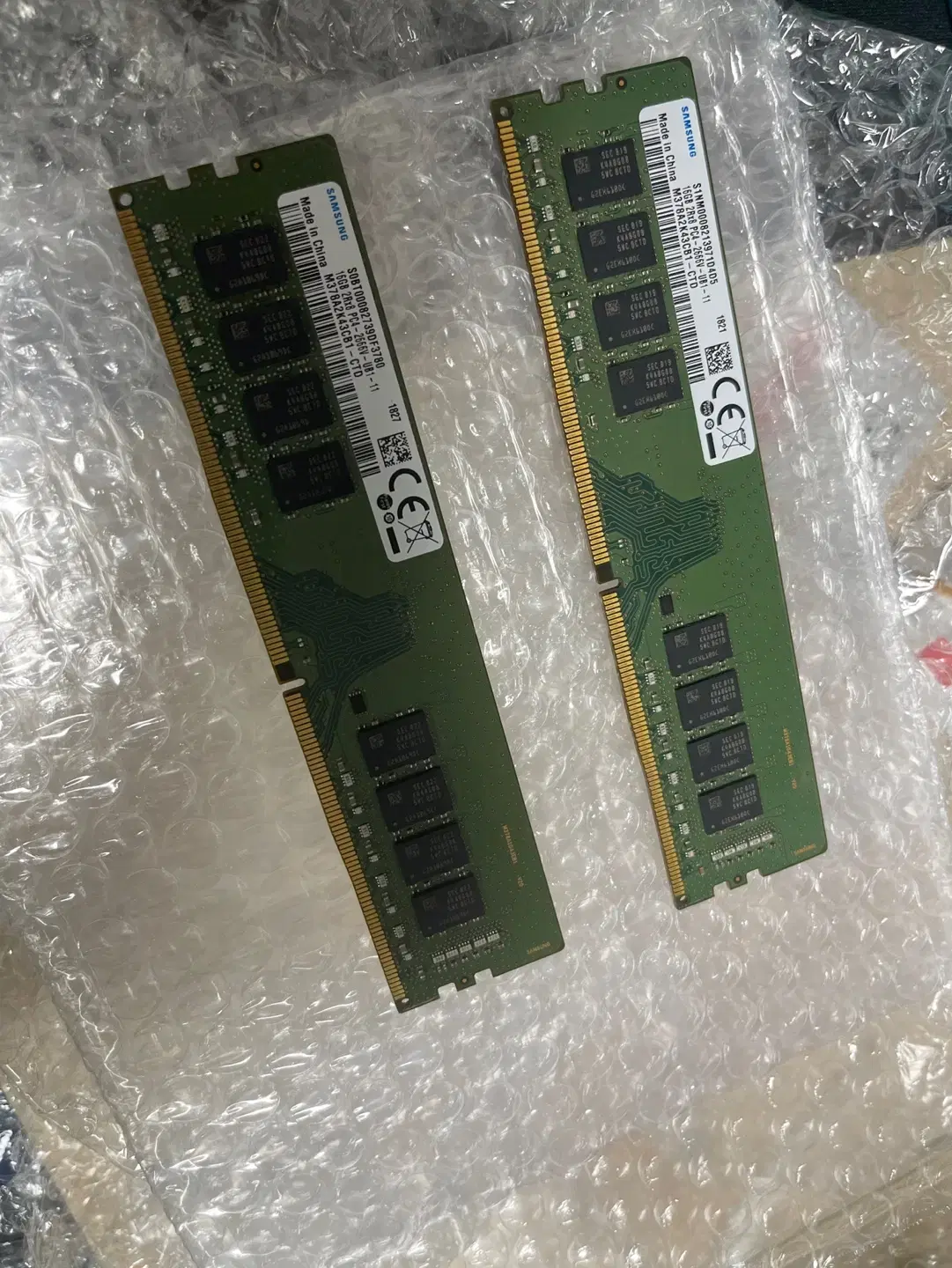 Samsung RAM(삼성 램) DDR4 2666 16gb 2개