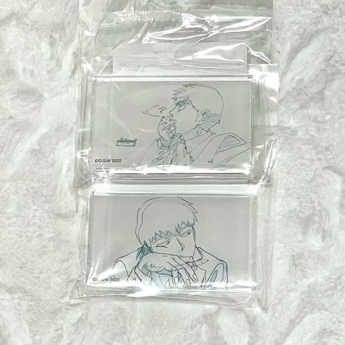 (Unsealed) Mobsaiko Reigen Original Painting acrylic Block