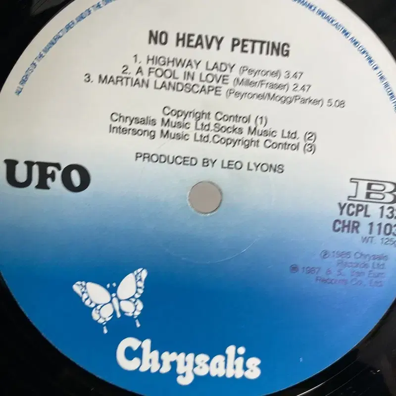 UFO NO HEAVY PETTING LP / AA2743