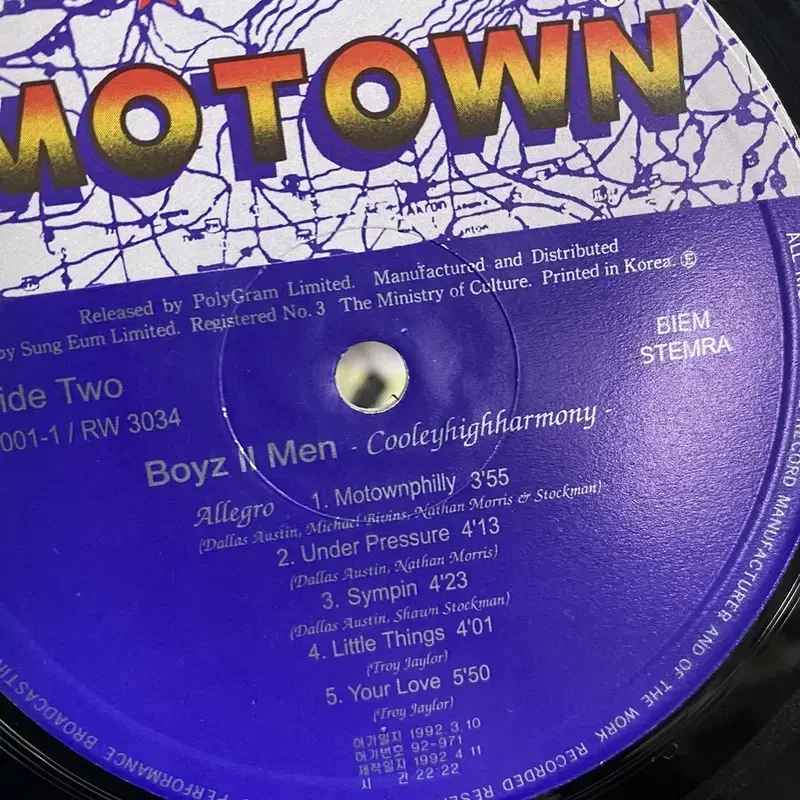 BOYZ II MEN  LP / AA2776