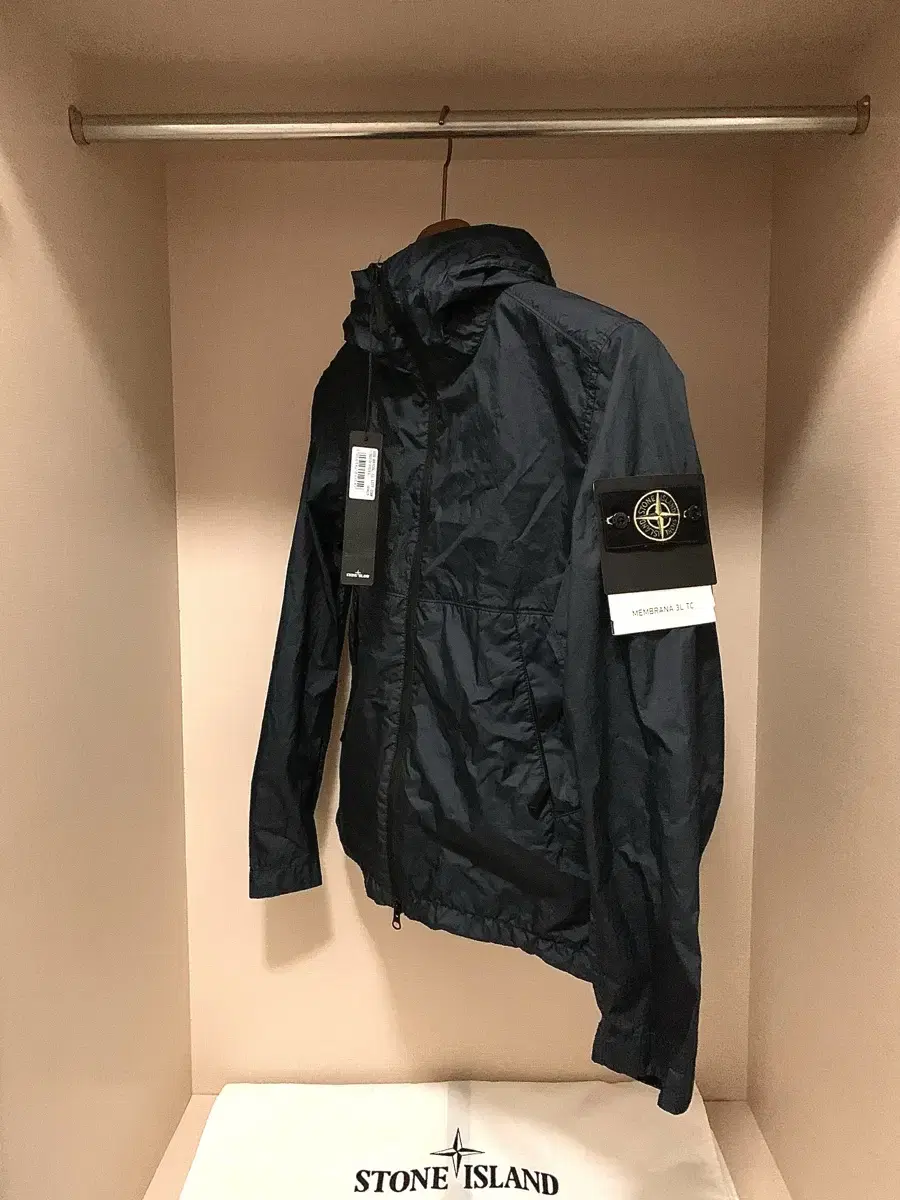 [S] Stone Island Membrana Hooded Jacket