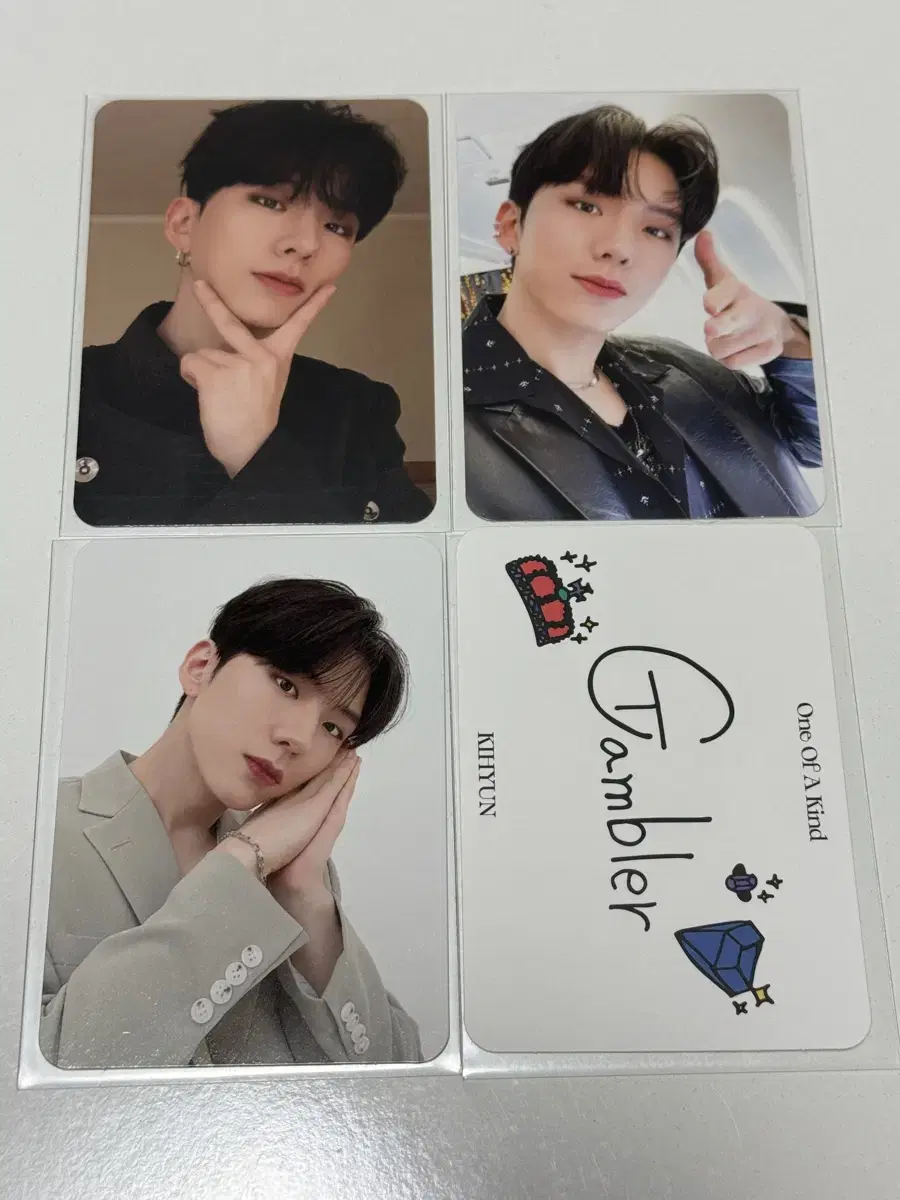 Monsta X Gambler Giveaway broadcast kihyun photocard WTS