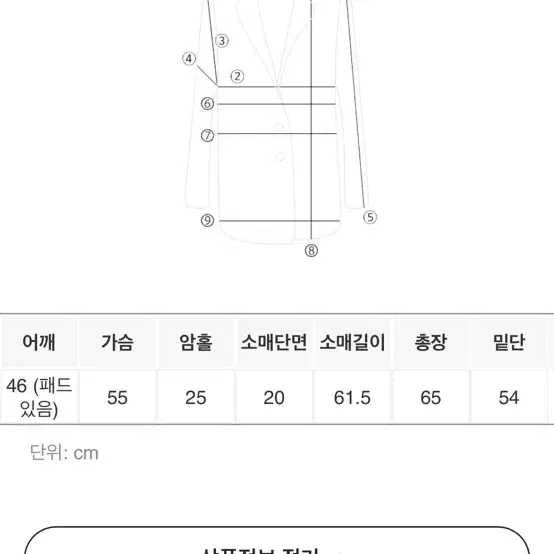 (미착용) 메리어라운드 엠모어 울 자켓