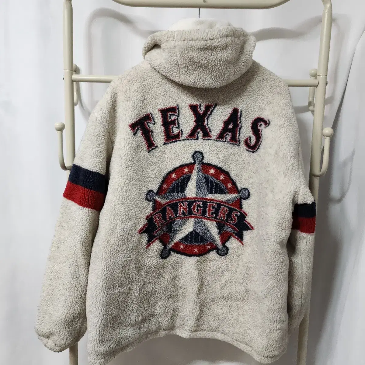 D5 [100] MLB Oldschool Texas Rangers Hoodie