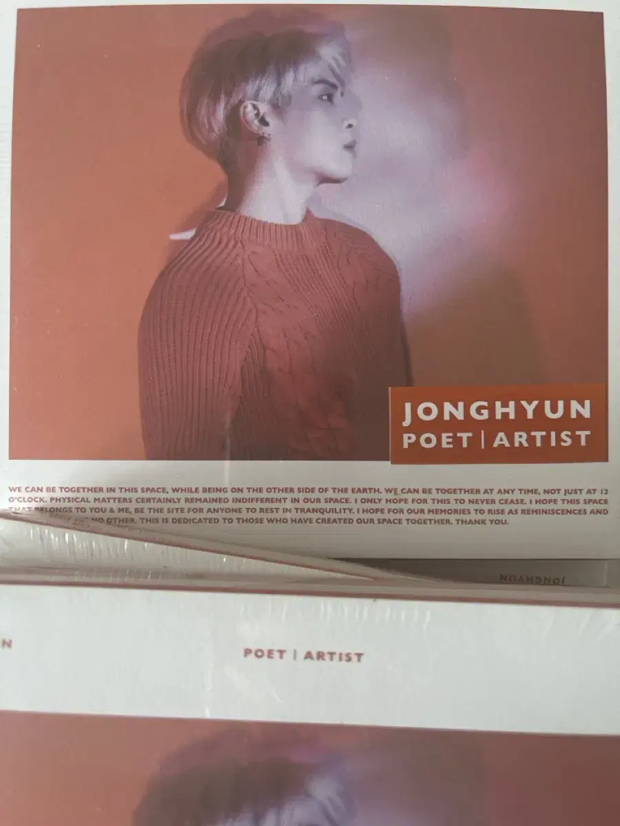 Jonghyun Jonghyun POET|ARTIST album unsealed