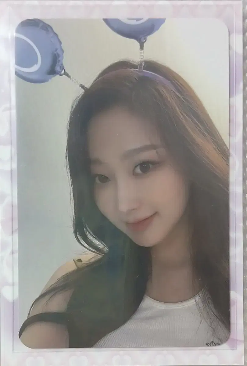 Aespa giselle Everland Balloon Headband Photocard