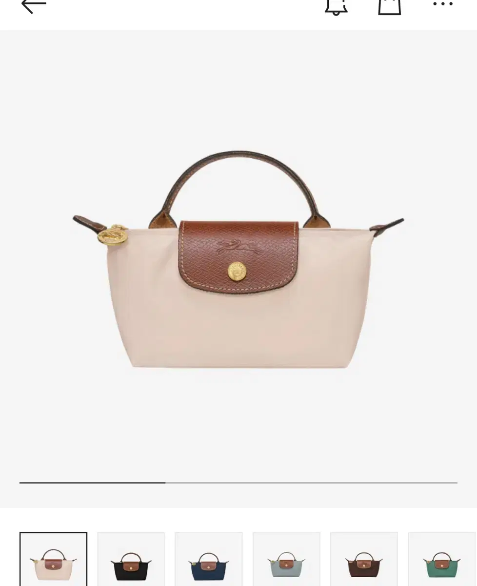 풀박)롱샴 르플리아쥬 핸들파우치 미니백 페이퍼Longchamp