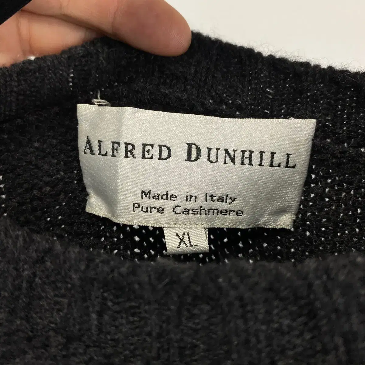 빈티지 ALFRED DUNHILL 오버사이즈 캐시미어 니트