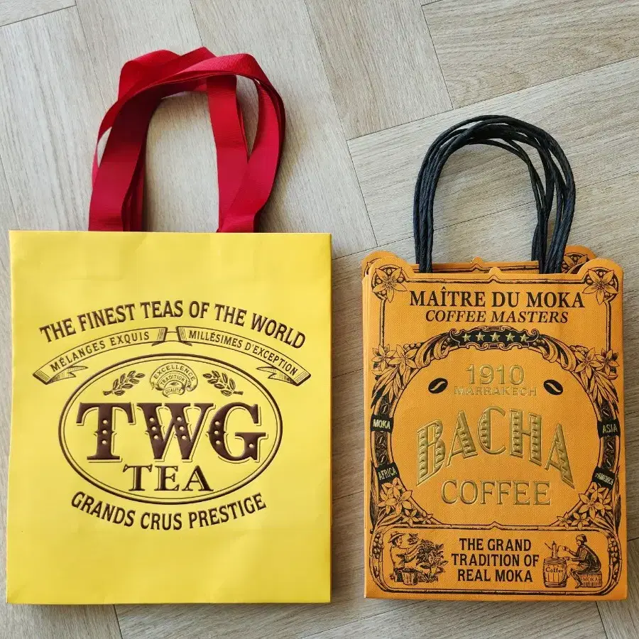 바샤 커피, TWG tea 쇼핑백