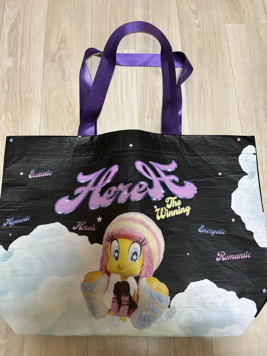 IU Goods DOUBLE TWEETY Reusable Bag Tarpaulin Bag