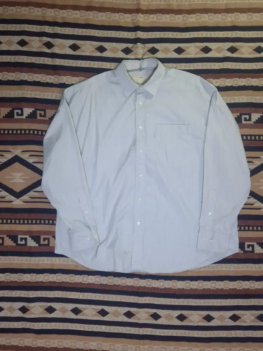 [1]Pottery Big Shirt Green Stripe