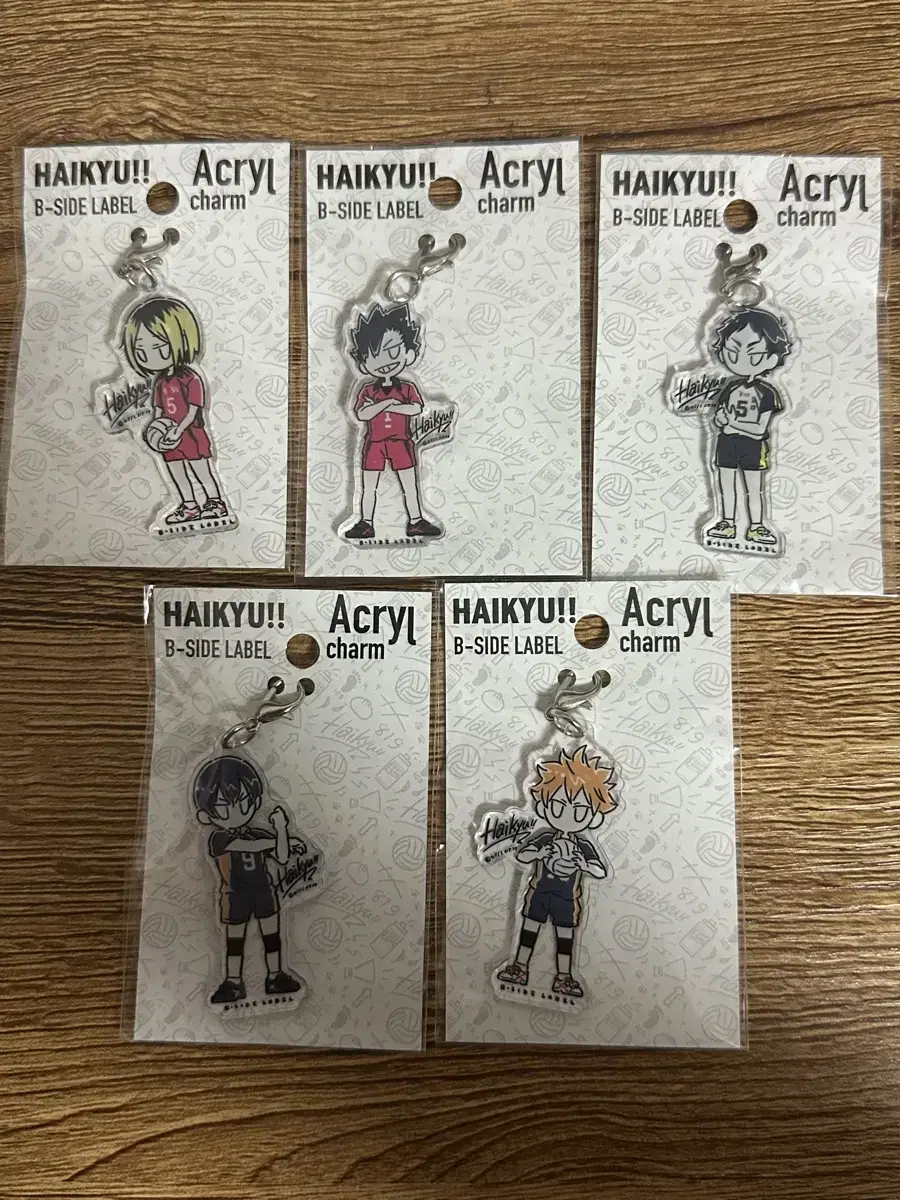 Haikyuu Biside Label acrylic Keyring