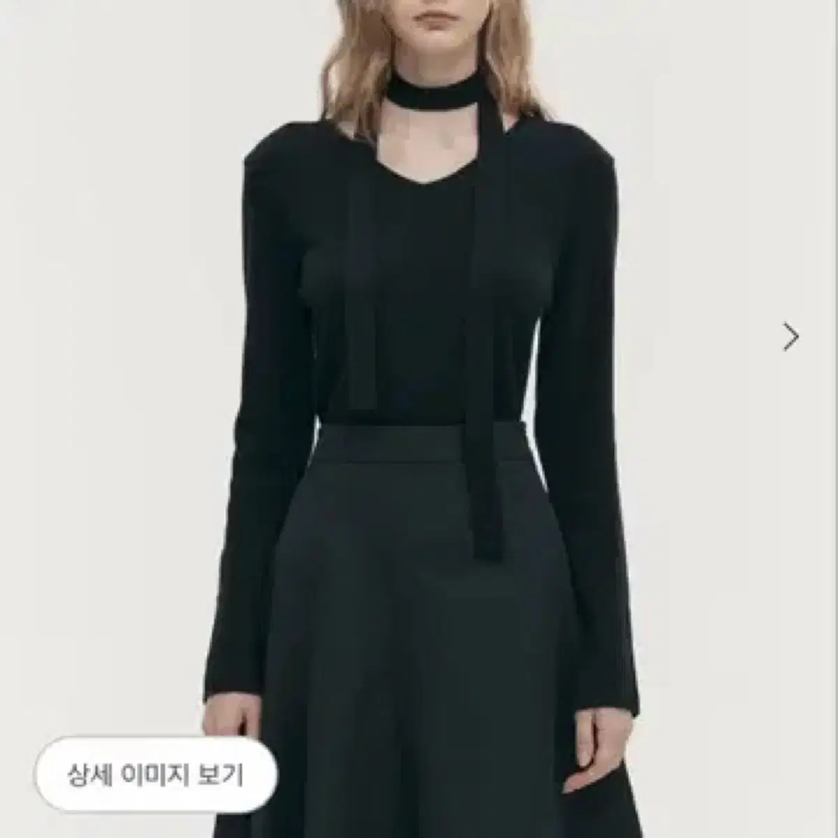 2023FW 시에 소피아 머플러 니트 차콜