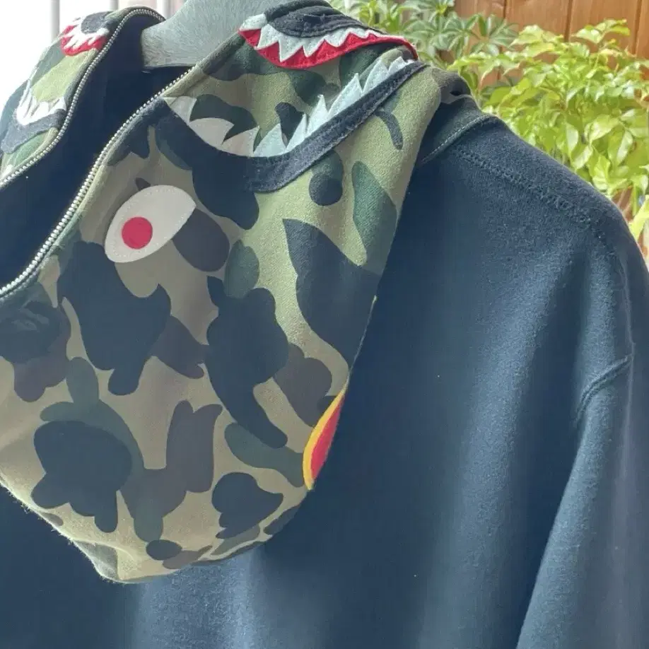 BAPE) 베이프 샤크후드집업 XXL