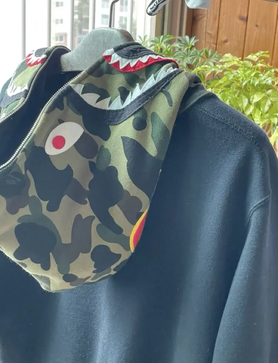 BAPE) Vape Shark Hooded Zip-Up XXL