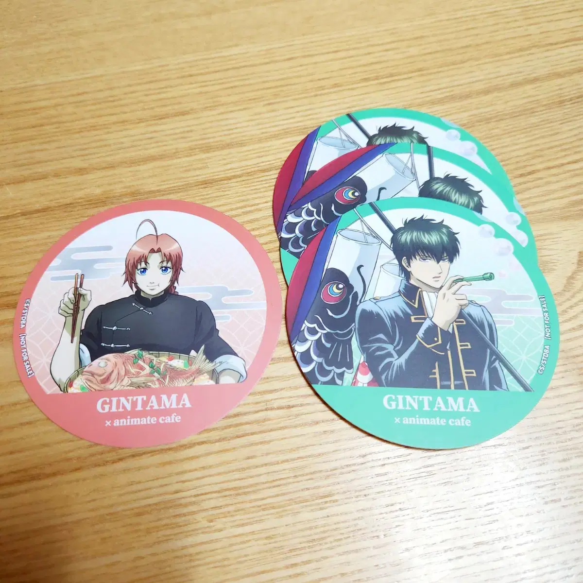 Gintama Anime Collaboration Cafe Coaster Kamui Hijikata