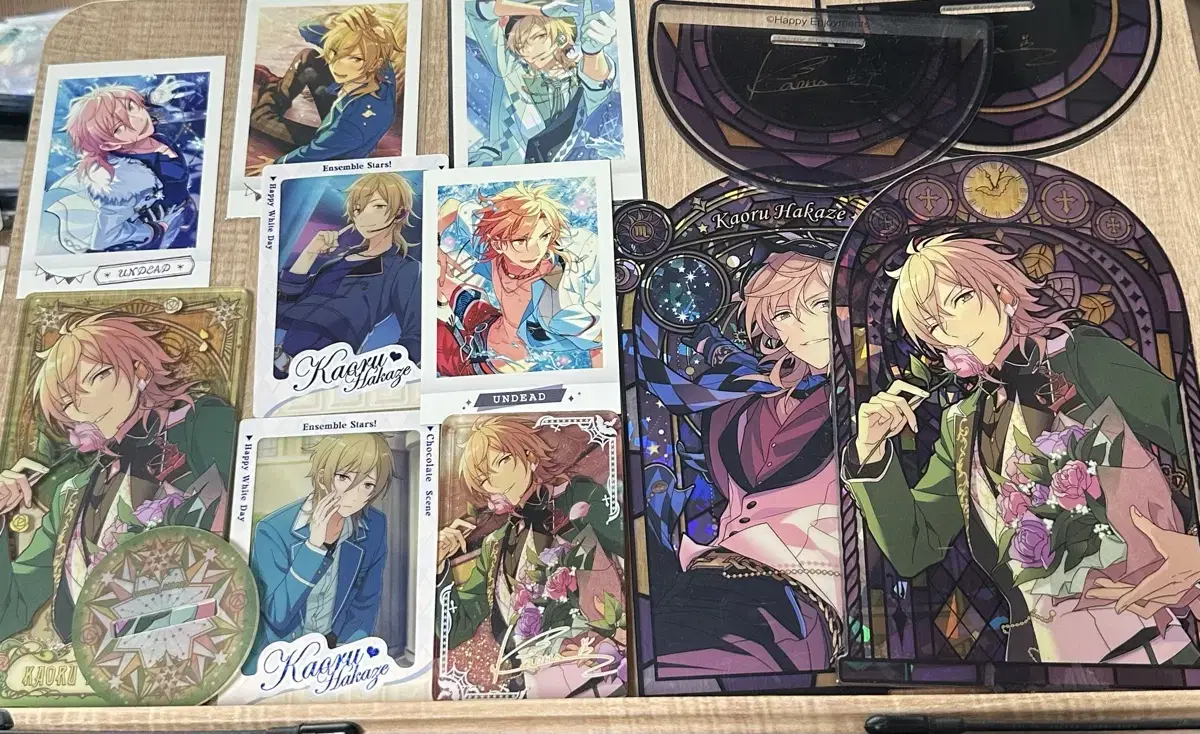 [Source] Anstar Hakaze Kaoru goods acrylic, Yusukorota, Pasha wts.