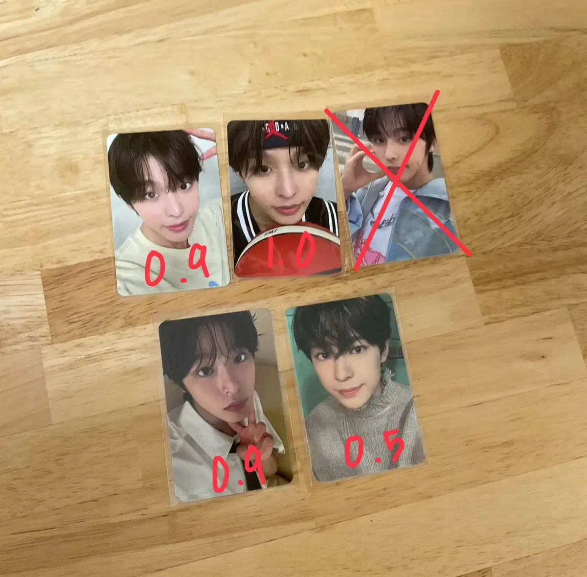 NCT U wish Ryo Jae Hee Uushi Sakuya riku sion Danim Badge photocard Unreleased Photocard