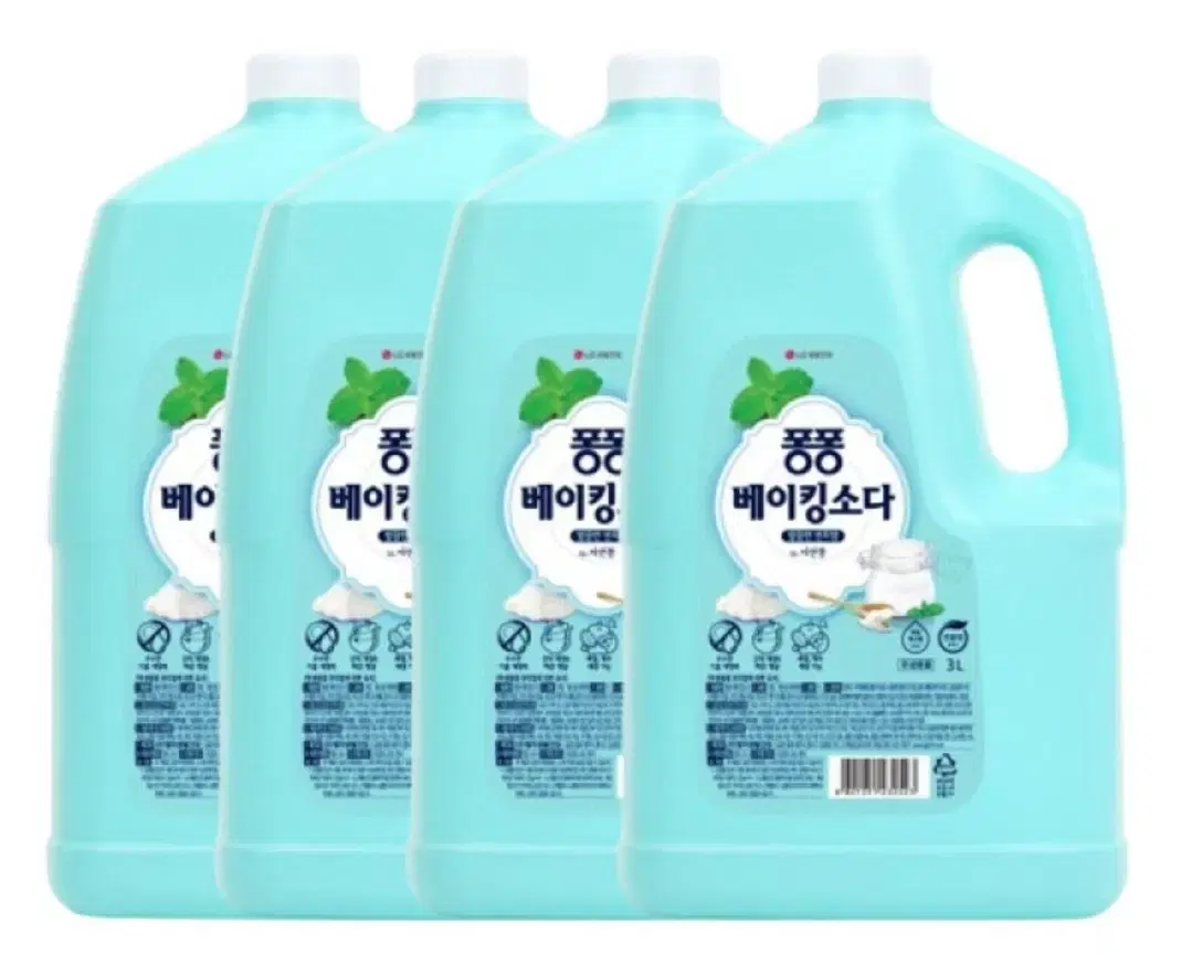 퐁퐁 베이킹소다 3000ml 4개 주방세제