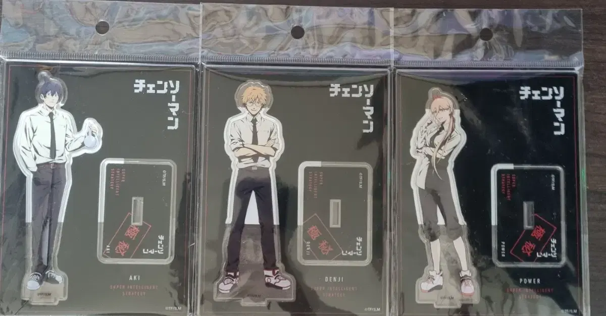 Chainsaw Man Aki, Denji, and Power Superintelli acrylic stands (bulk)