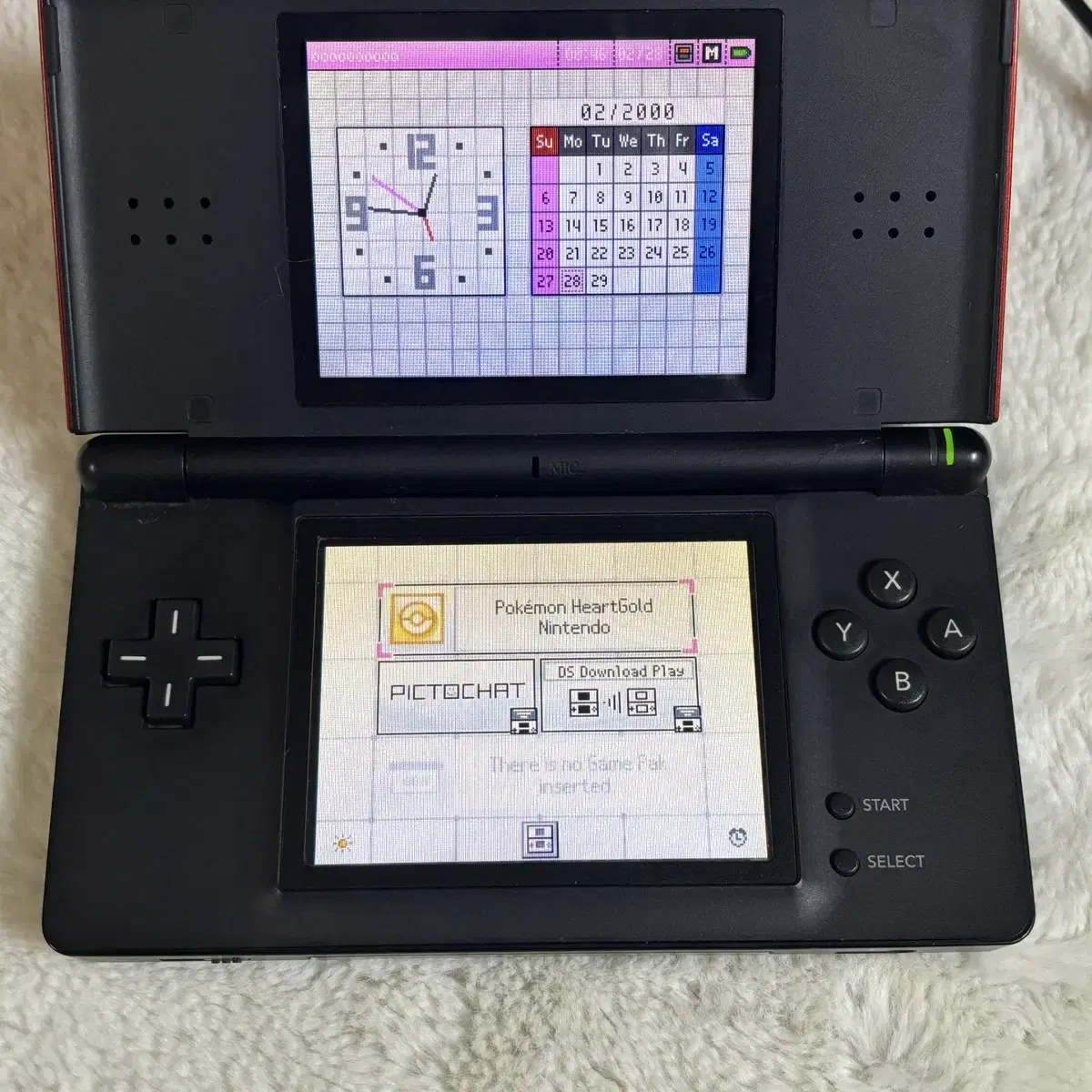 닌텐도 DS lite 포켓몬스터 하트골드 일괄 판매