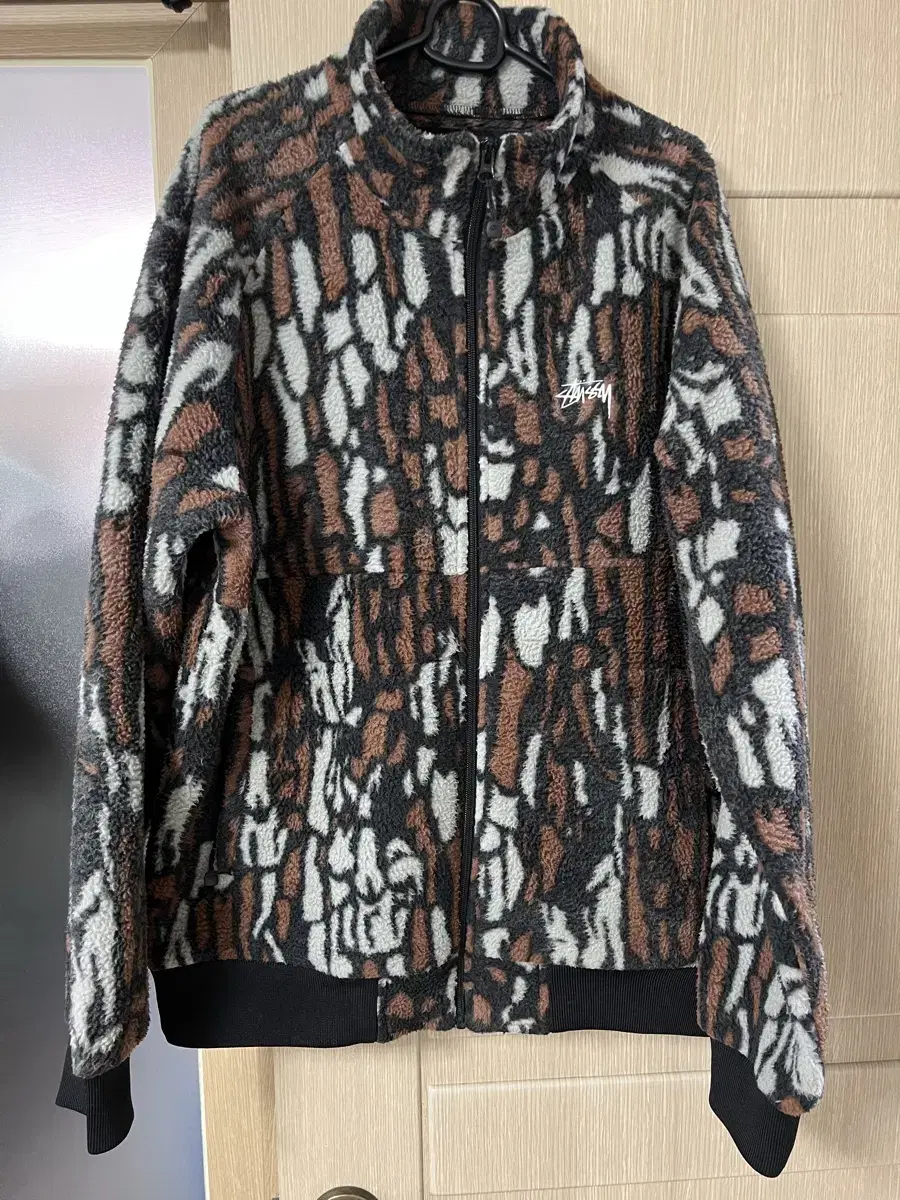 Stussy Tribark Fleece Jacket size L