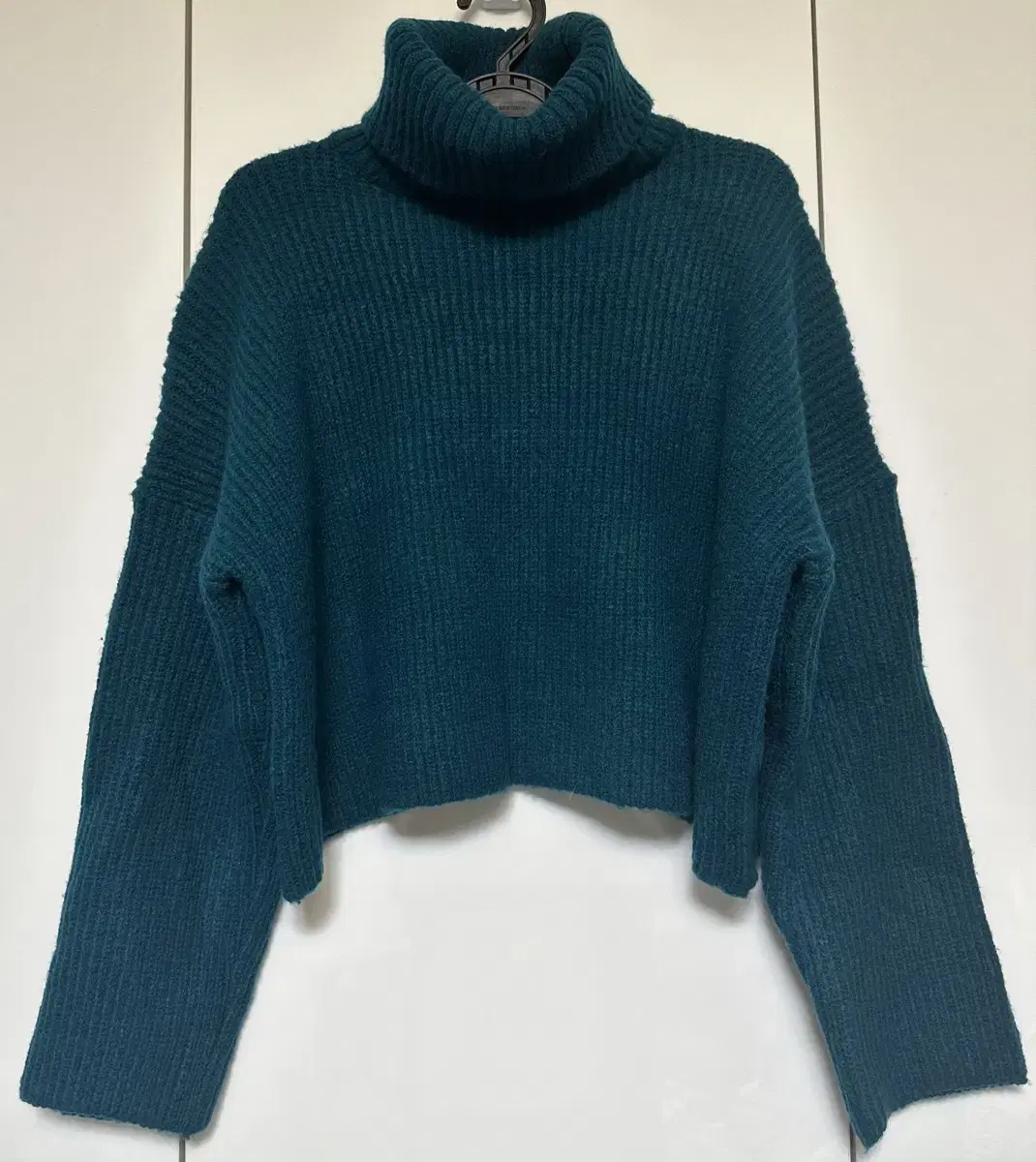 Overpick NeckPolarCrop Sweater