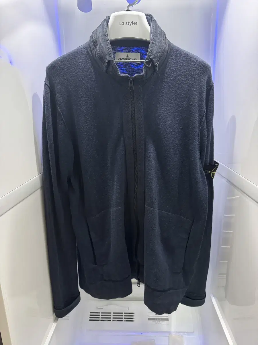 Stone Island Knit Zip-up XL Dark Navy