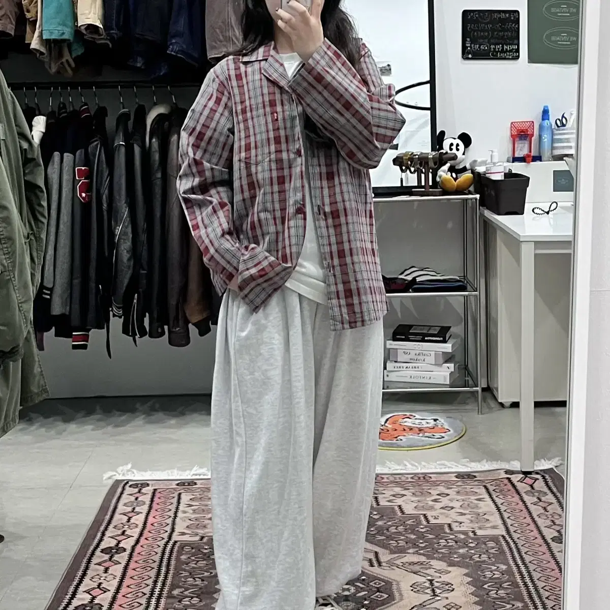 Levis 리바이스 파자마 체크 셔츠