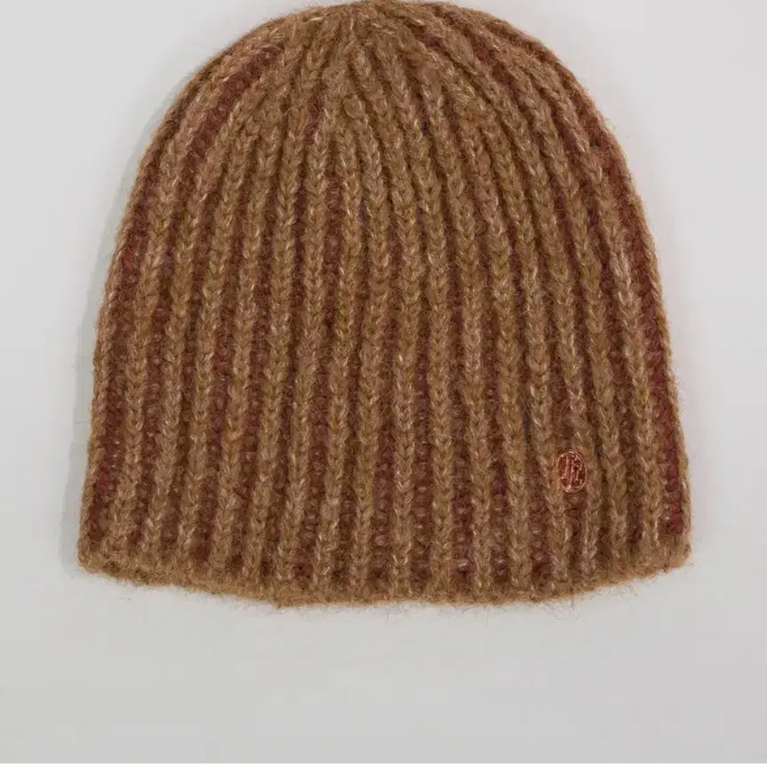 엘리오티 비니,엘리오티 모자,Rib Two tone Beanie_Brow