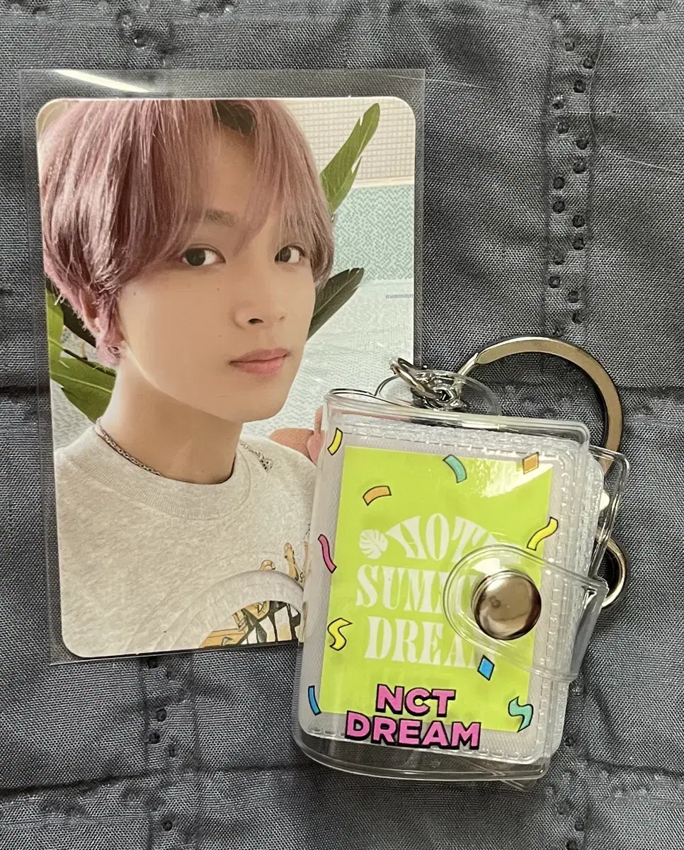 NCT Dream Hot Summer Mini Bag Certificate Holder Haechan