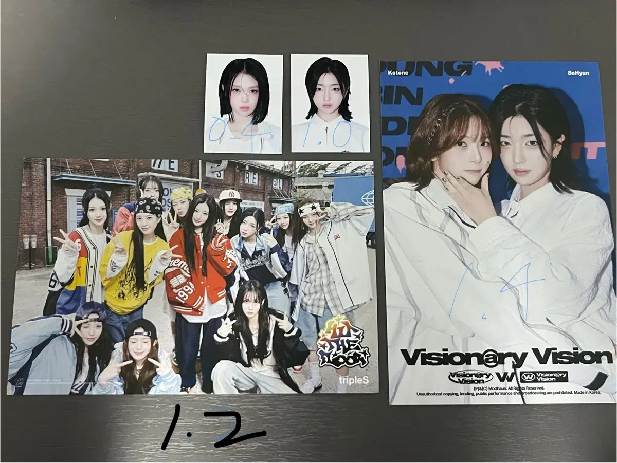 Triples Sohyun kotone yubin Jamsa postcard WTS