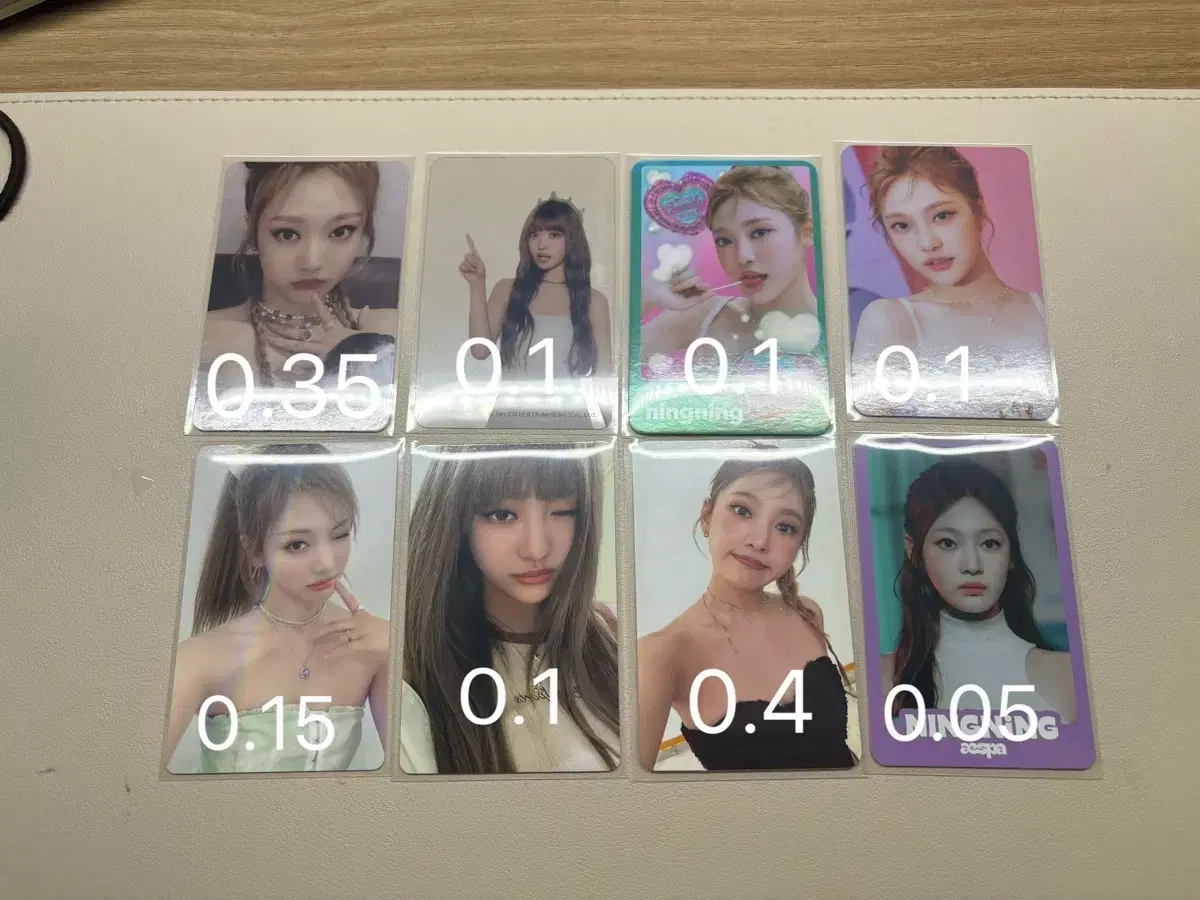 Aespa ningning photocard bulk sells