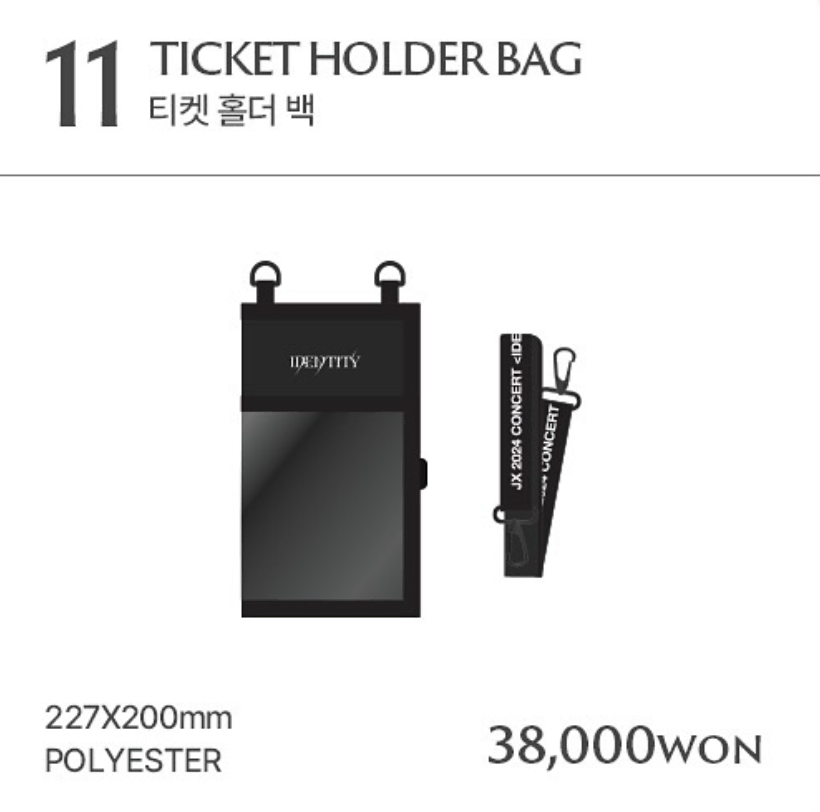 JXcon MD Ticket Holder Bag