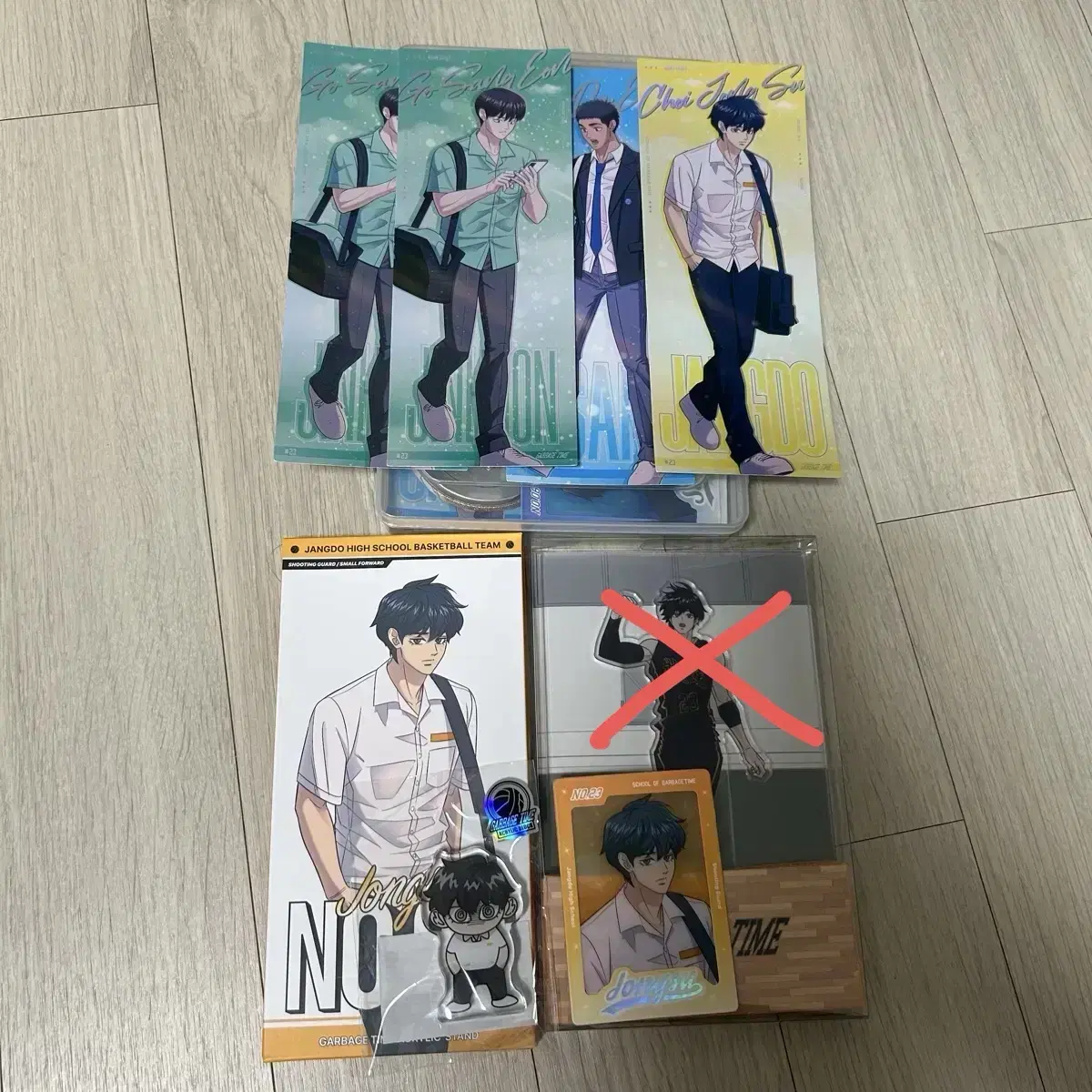 Gakta Garbage Time pop up Gakta Goods wts (acrylic player ticket photo kard)