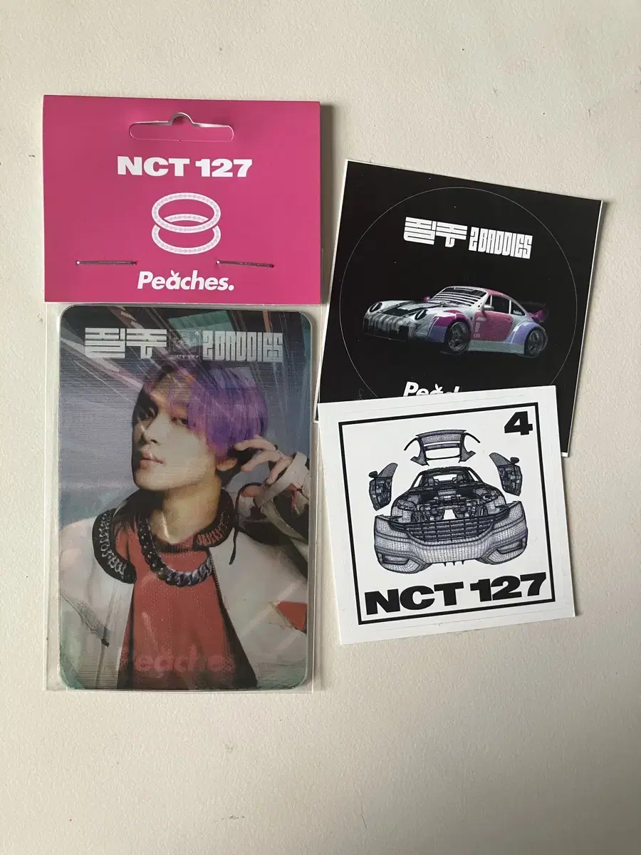 NCT127 피치스 해찬 렌티큘러 포카