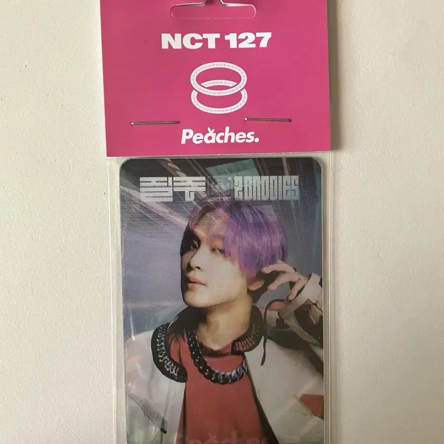 NCT127 피치스 해찬 렌티큘러 포카