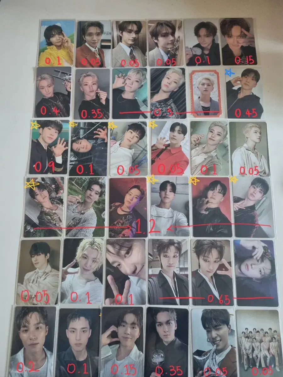 Seventeen photocard cheap wts does