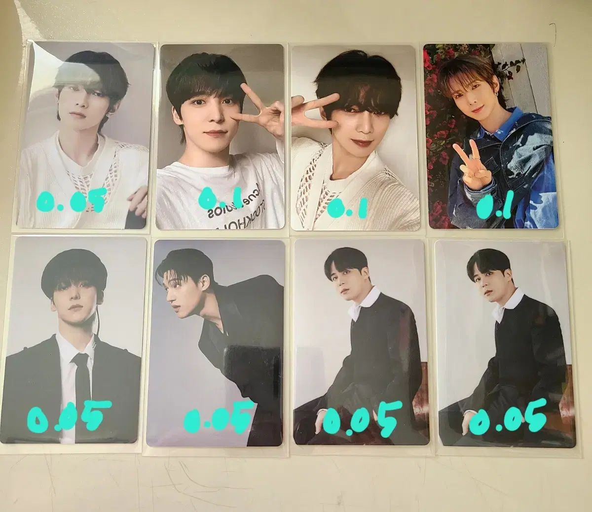 ateez work albumphotocard yunho yeosang wooyoung jongho