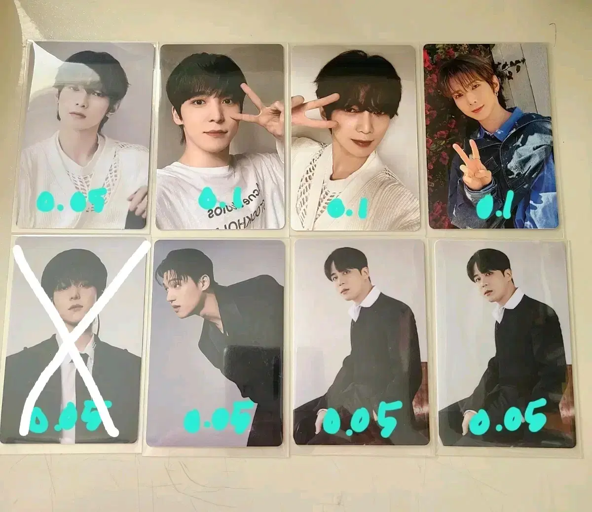 ateez work albumphotocard yunho yeosang wooyoung jongho