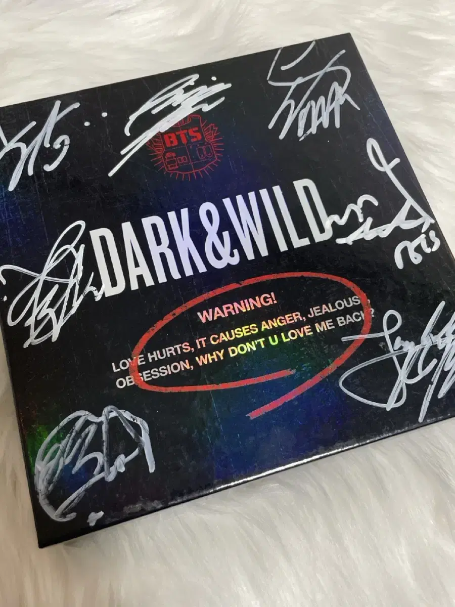 bangtan signature bts autographed album dark and wild private sale