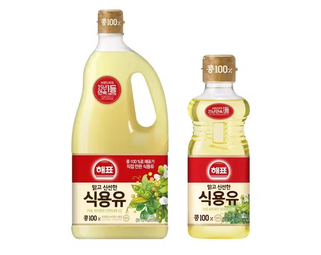 해표 콩기름 1.8L + 250ml 식용유