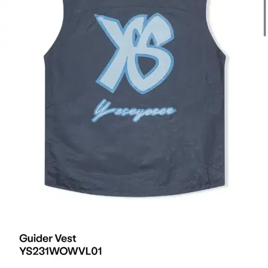 (무배) Yeseyesee Guider Vest Blue