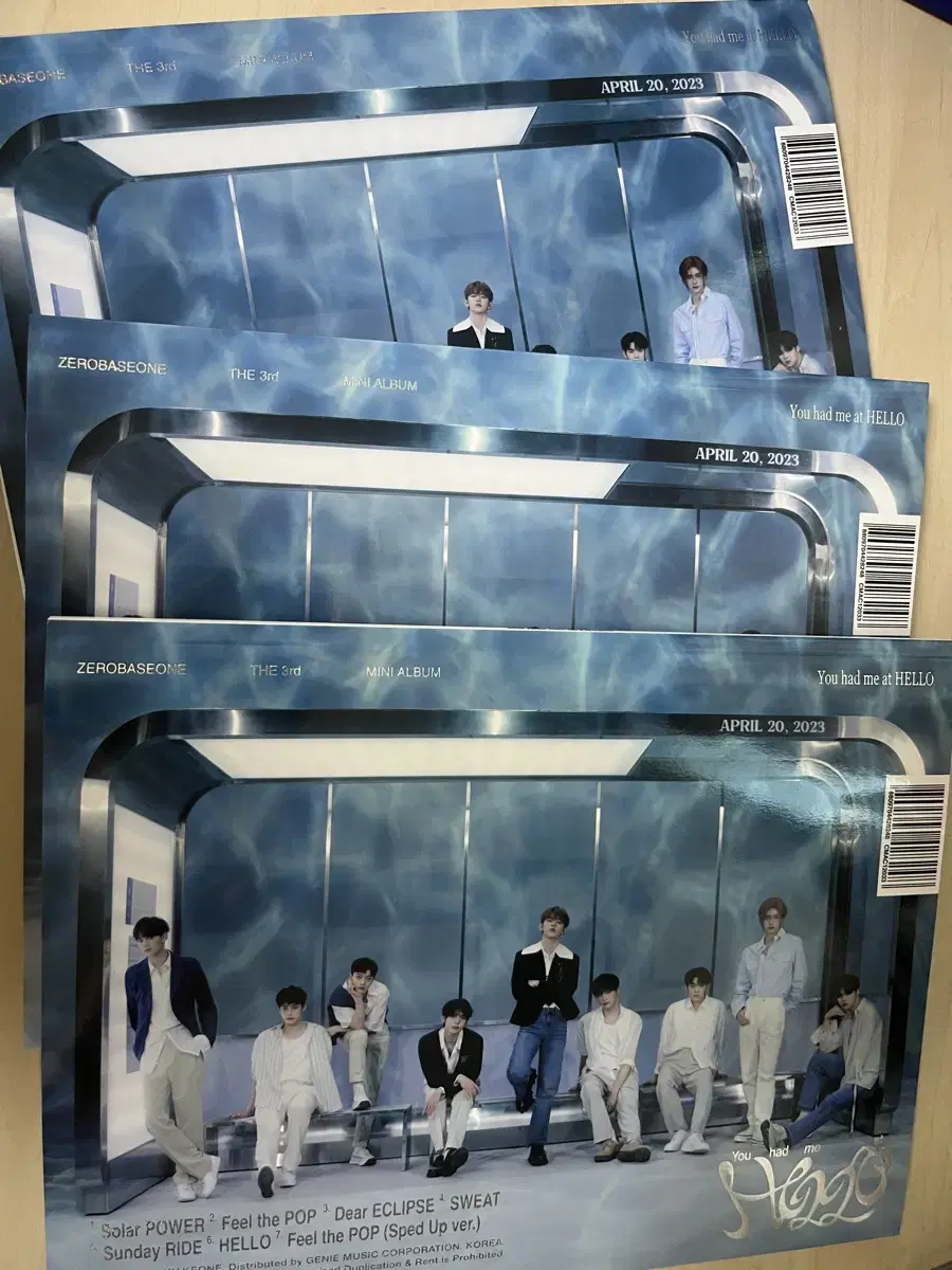 zb1 3집 unsealed album sells