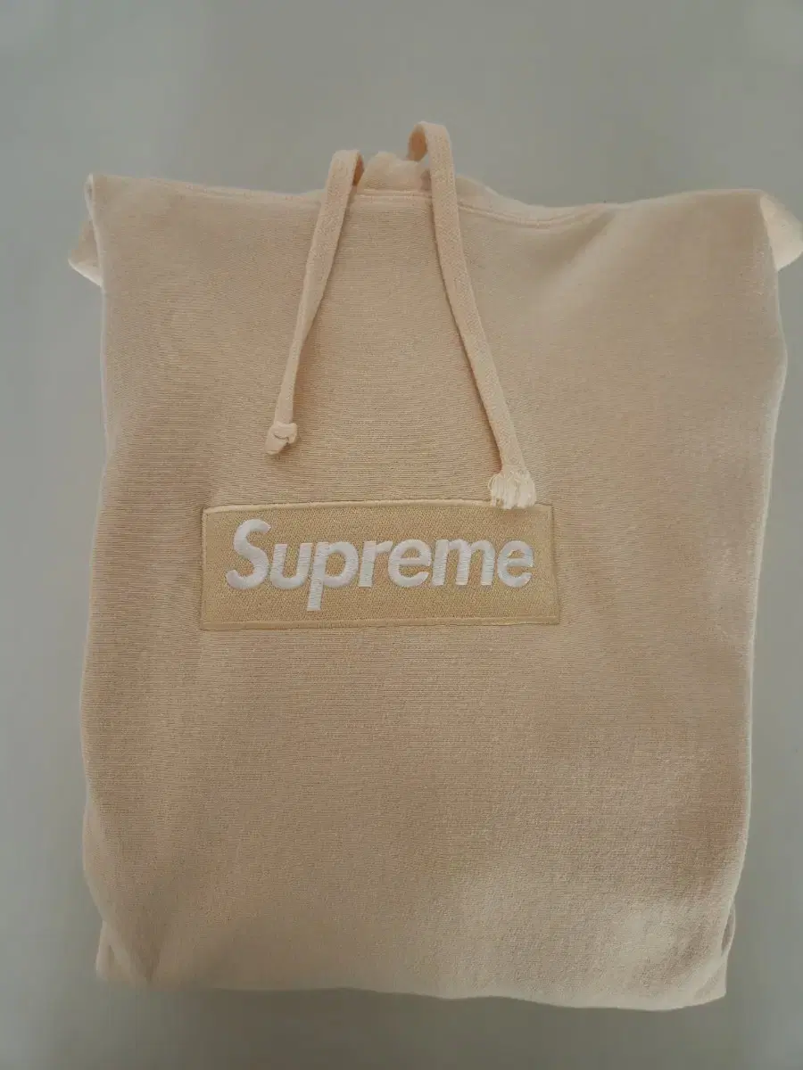 [L] Supreme Box Logo Hooded Sweatshirt Peach - 16FW