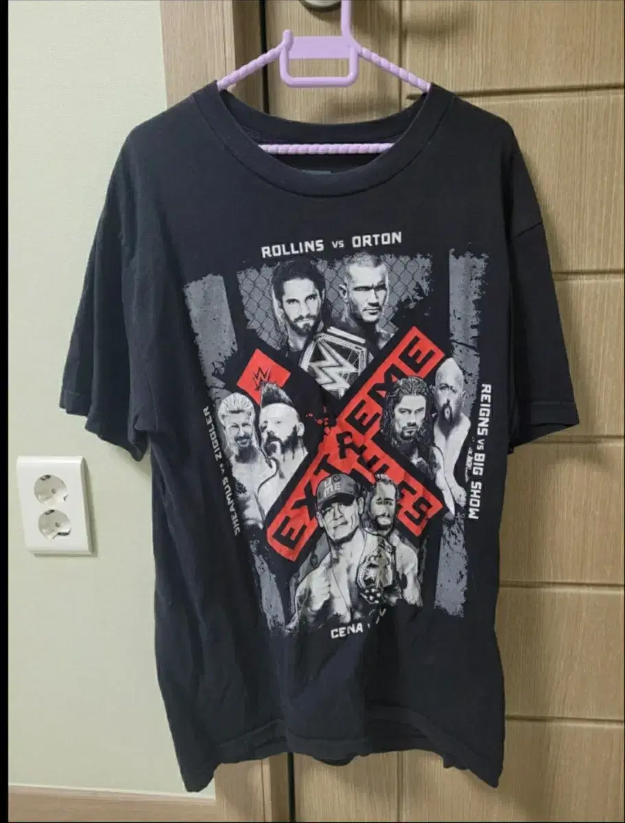 WWE T-Shirt Uniform Clothes + Pro Wrestling Jeff Hardy Pendant Necklace [Service]